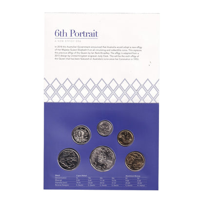 2020 Royal Australian Mint Uncirculated Set 6-coin - 6th Portrait: A New Effigy Era