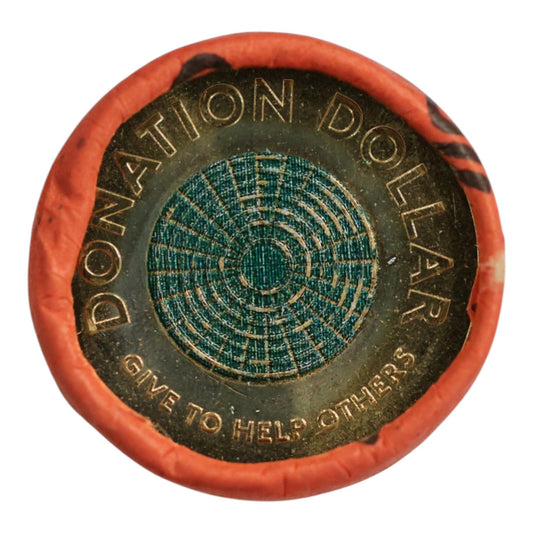2020 $1 Coin Roll - Donation Dollar - Heads/Tails