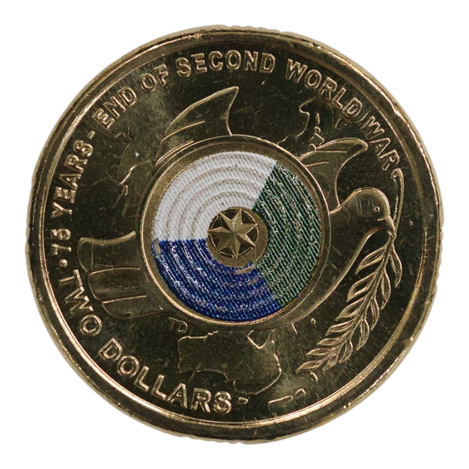 End of World War Ⅱ 75th Anniversary Coin 2020 $2 Coin - 75th Anniversary of the End of World War II