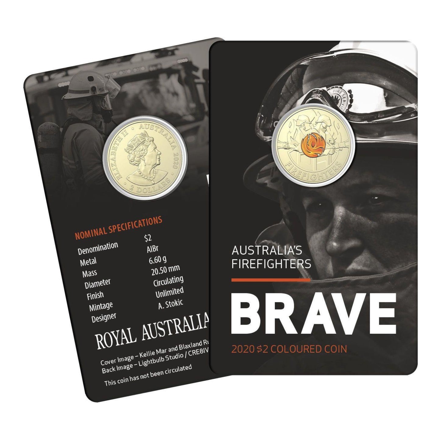 2020 $2 Coin - Brave - Australia's Firefighters - Uncirculated Coin Pack