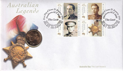 2000 PNC - Australian Legends - The Last ANZACs - Loose Change Coins