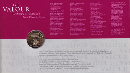 2000 PNC - For Valour - Australia's First Victoria Cross - Loose Change Coins