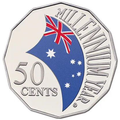 2000 Royal Australian Mint Proof Coin Set - Celebrating the Millennium - Loose Change Coins