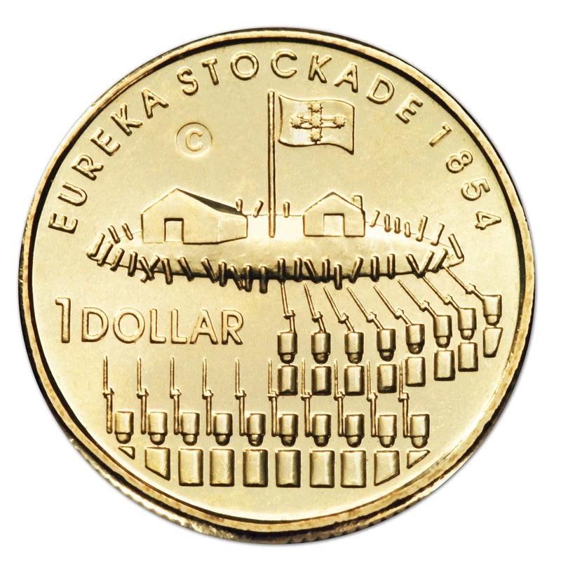 2004 Australian $1 Coin - 150th Anniversary of the End of the Eureka Stockade - Loose Change Coins