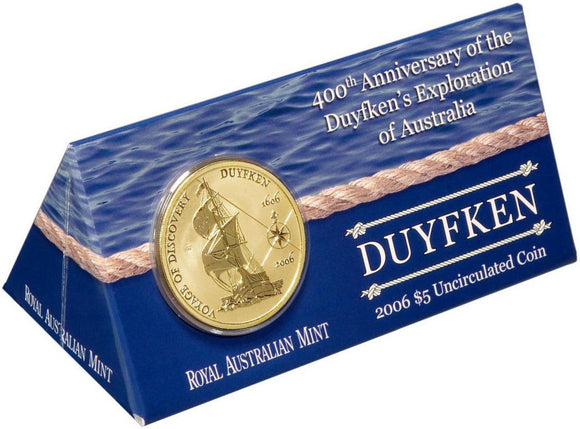 2006 $5 Coin - 400th Anniversary of the Duyfken's Exploration of Australia - Loose Change Coins