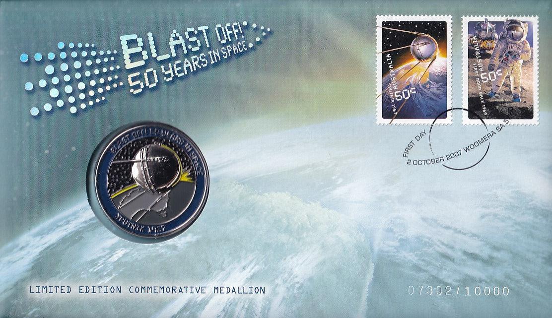 2007 PMC - Blast Off! 50 Years of Space - Loose Change Coins