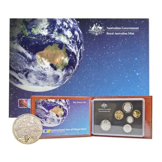 2008 Royal Australian Mint Proof Coin Set - International Year of Planet Earth - Loose Change Coins
