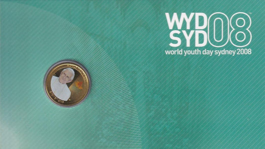 2008 Uncirculated $1 Coin - World Youth Day - Ex-PNC (No Cover) - Loose Change Coins