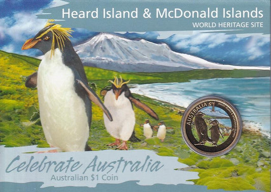 2010 $1 Celebrate Australia - Heard Island & McDonald Islands - Loose Change Coins