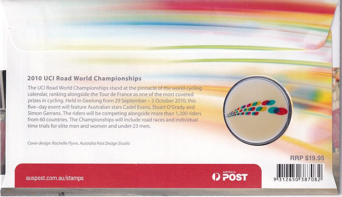 2010 PMC - UCI Road World Championships - Limited Edition Medallion Cover - Loose Change Coins