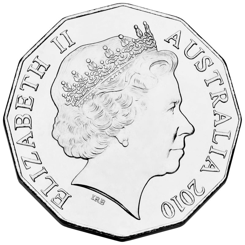 2010 50c Coin - Royal Engagement of Prince William to Miss Catherine Middleton