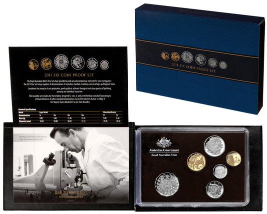 2011 Royal Australian Mint Proof Coin Set - Loose Change Coins