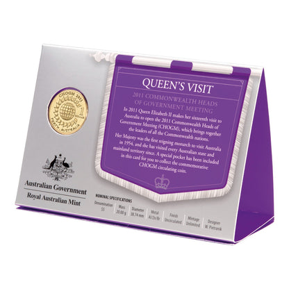 2011 $5 Coin - The Queens Visit (Includes CHOGM $1 Coin)