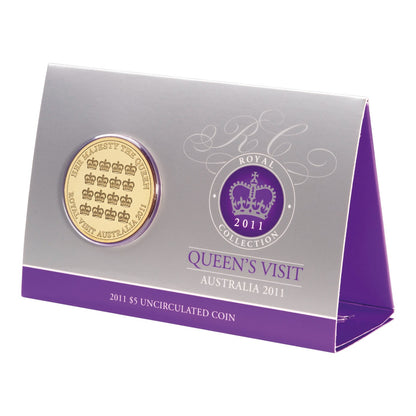2011 $5 Coin - The Queens Visit (Includes CHOGM $1 Coin)