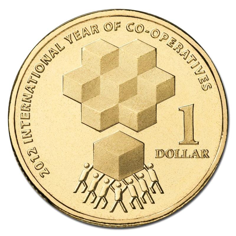 2012 Australian $1 Coin - International Year of Cooperatives - Loose Change Coins