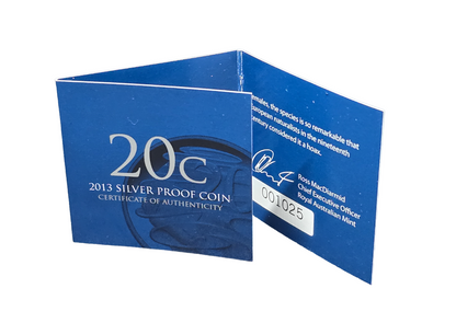 2013 Silver Proof Coins Set of 6