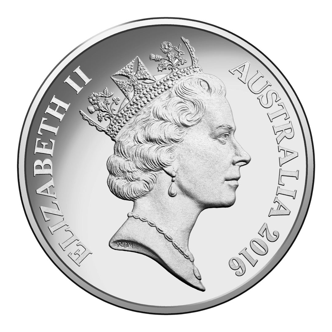 2016 Frosted Uncirculated Three Coin Set - Her Majesty The Queen 90th Birthday