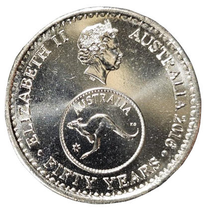 2016 Australian 5 Cent Coin - 50th Anniversary of Decimal Currency - Uncirculated from Royal Australian Mint Roll