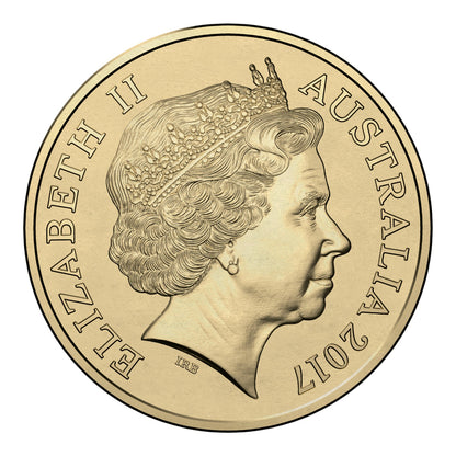 2017 $2 Coin - Lest We Forget - 'C' Mintmark Coloured Uncirculated Coin