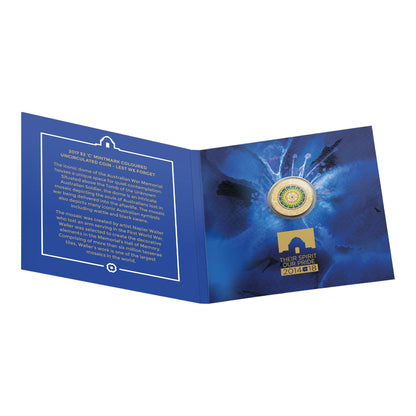 2017 $2 Coin - Lest We Forget - 'C' Mintmark Coloured Uncirculated Coin