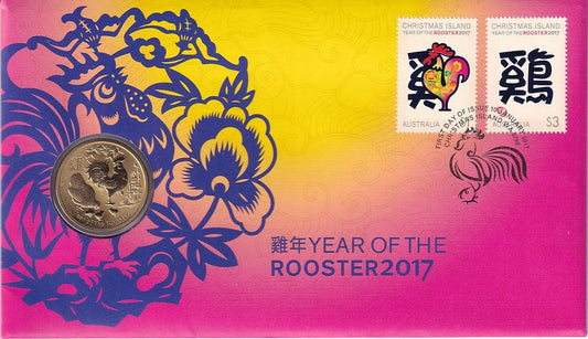 2017 Perth Mint PNC - Year of the Rooster - Loose Change Coins