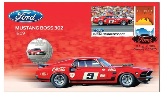 2018 PNC - Ford Motorsport Legends - Ford Mustang Boss 302 1969 - Loose Change Coins