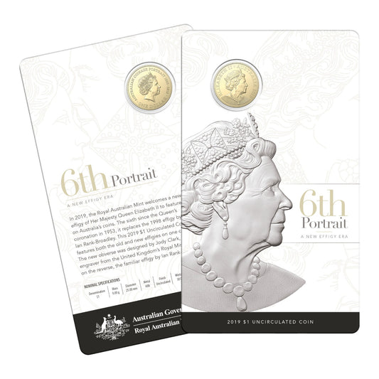 2019 $1 AlBr Uncirculated Coin - Double Header - Clark and Rank-Broadley Effigies