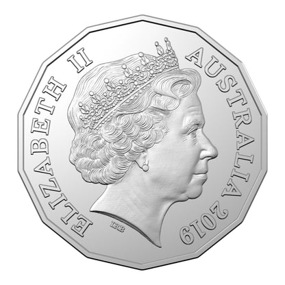 2019 50c Coin - Year of the Pig - Tetra-Decagon Series