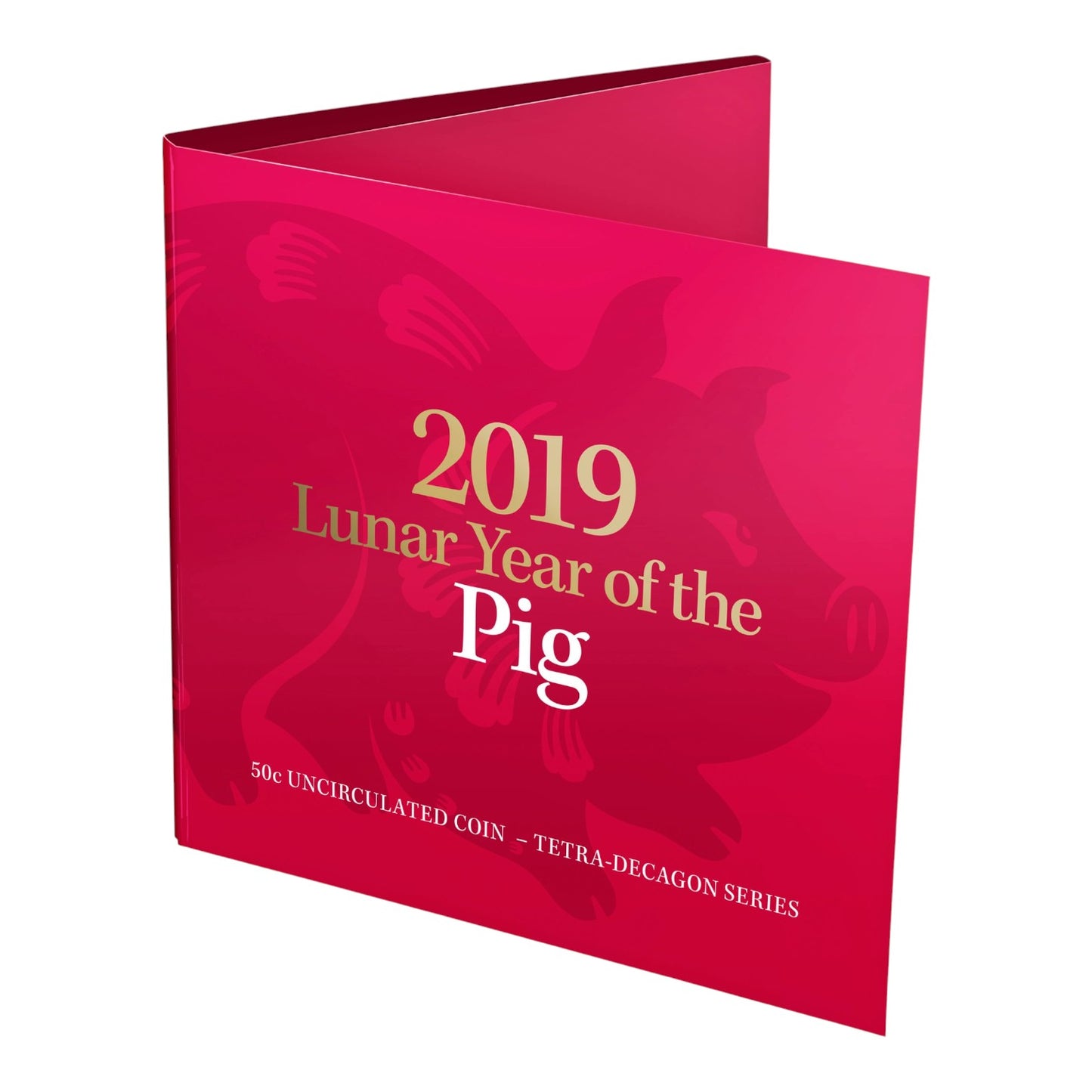 2019 50c Coin - Year of the Pig - Tetra-Decagon Series