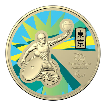 2020 $1 Tokyo Paralympics - Australian Paralympic Team Ambassador Frosted Uncirculated Coin