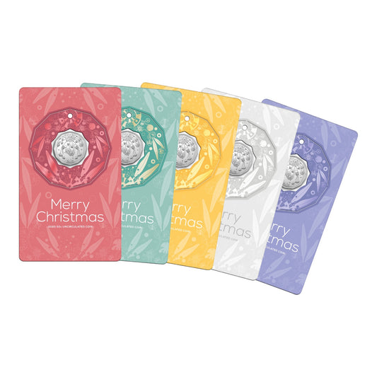 2020 50c Coin Set - Christmas Coin Decoration (Set of 5)