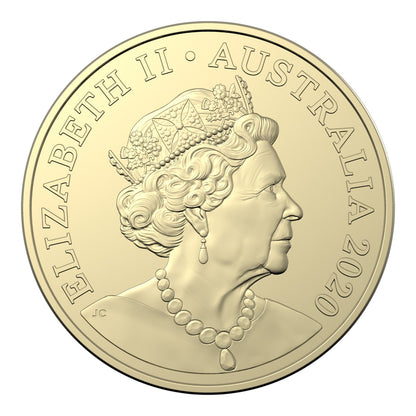 2020 $2 AlBr C Mintmark Uncirculated Coin - 75th Anniversary of the End of WWII