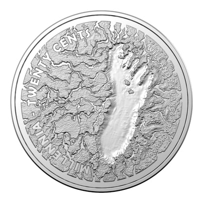 2021 20c CuNi Uncirculated Coin - Mungo Footprint