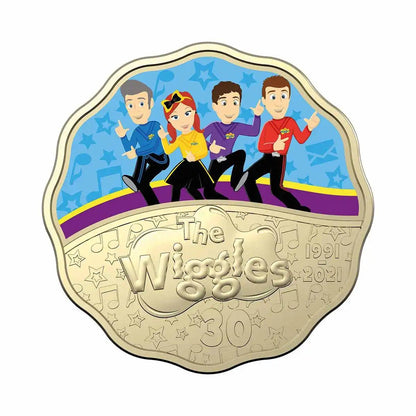 2021 PNC - 30 Years of the Wiggles - 'The New Wiggles' - Loose Change Coins