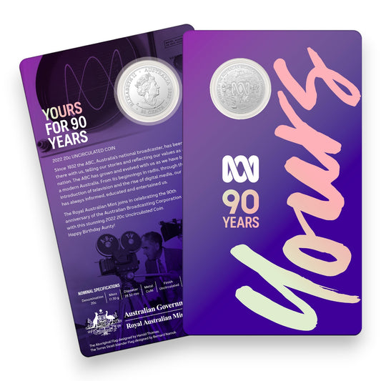 2022 20c Uncirculated Coin - 90th Anniversary of the ABC