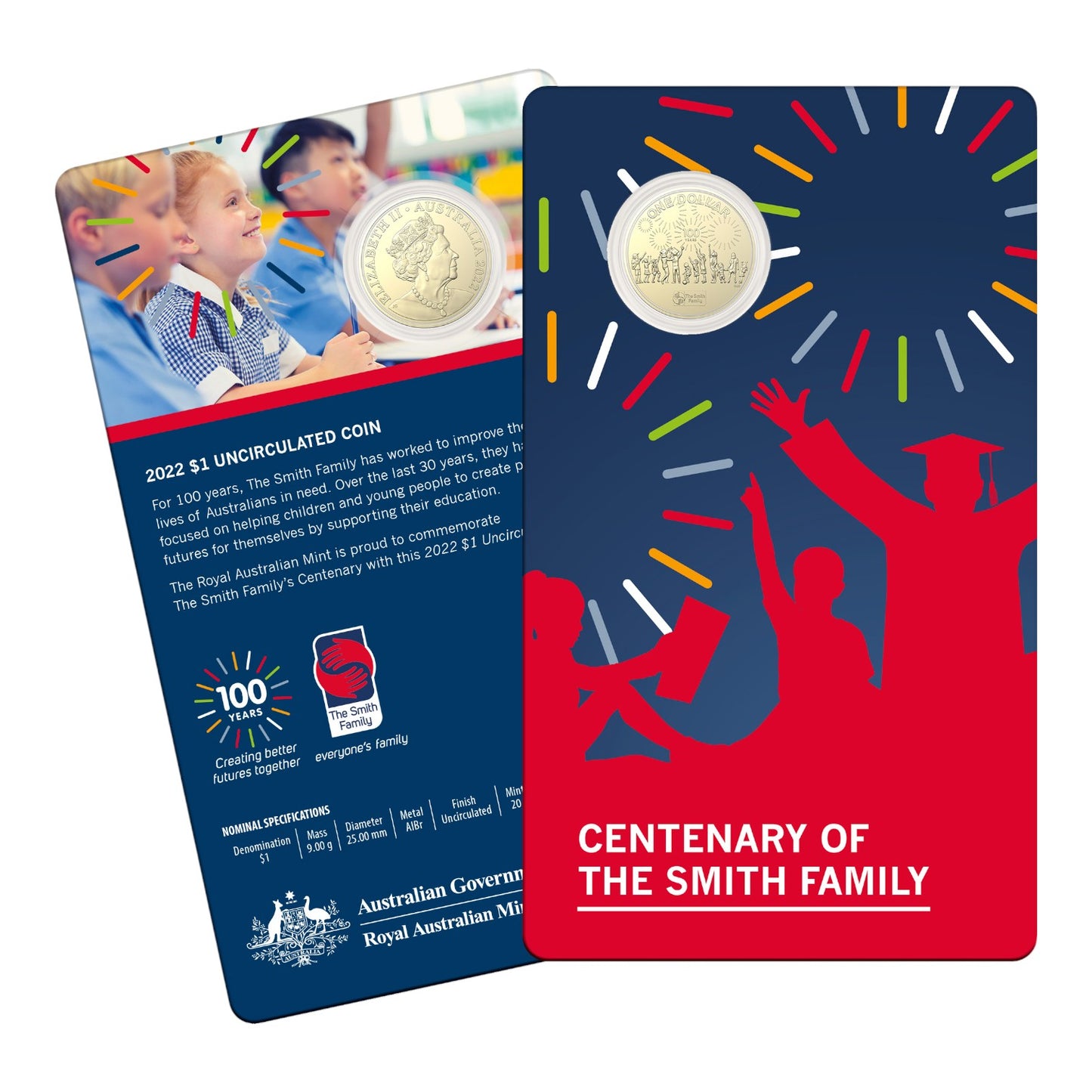 2022 $1 Coin - Centenary of the Smith Family