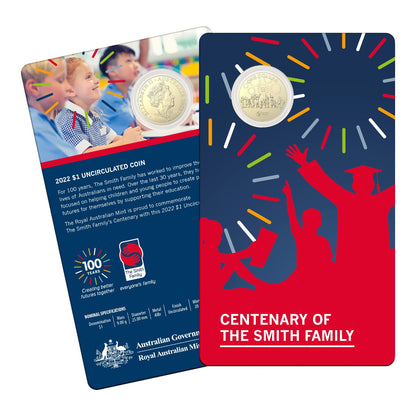 2022 $1 Coin - Centenary of the Smith Family