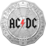 2023 50c CuNi Coloured Uncirculated Coin - 50th anniversary of AC/DC - Loose Change Coins
