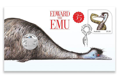 2023 Edward The Emu Postal Numismatic Cover - Loose Change Coins