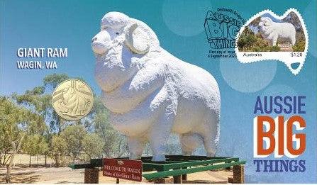 2023 Giant Ram Postal Numismatic Cover - Loose Change Coins