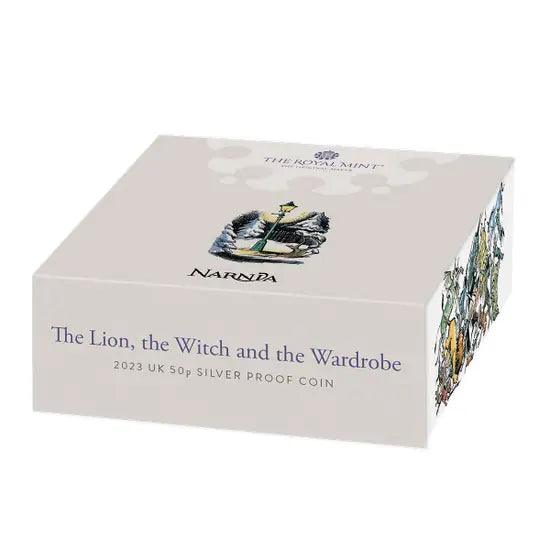 2023 The Lion, the Witch and the Wardrobe 50p Silver Proof Colour Coin - Loose Change Coins