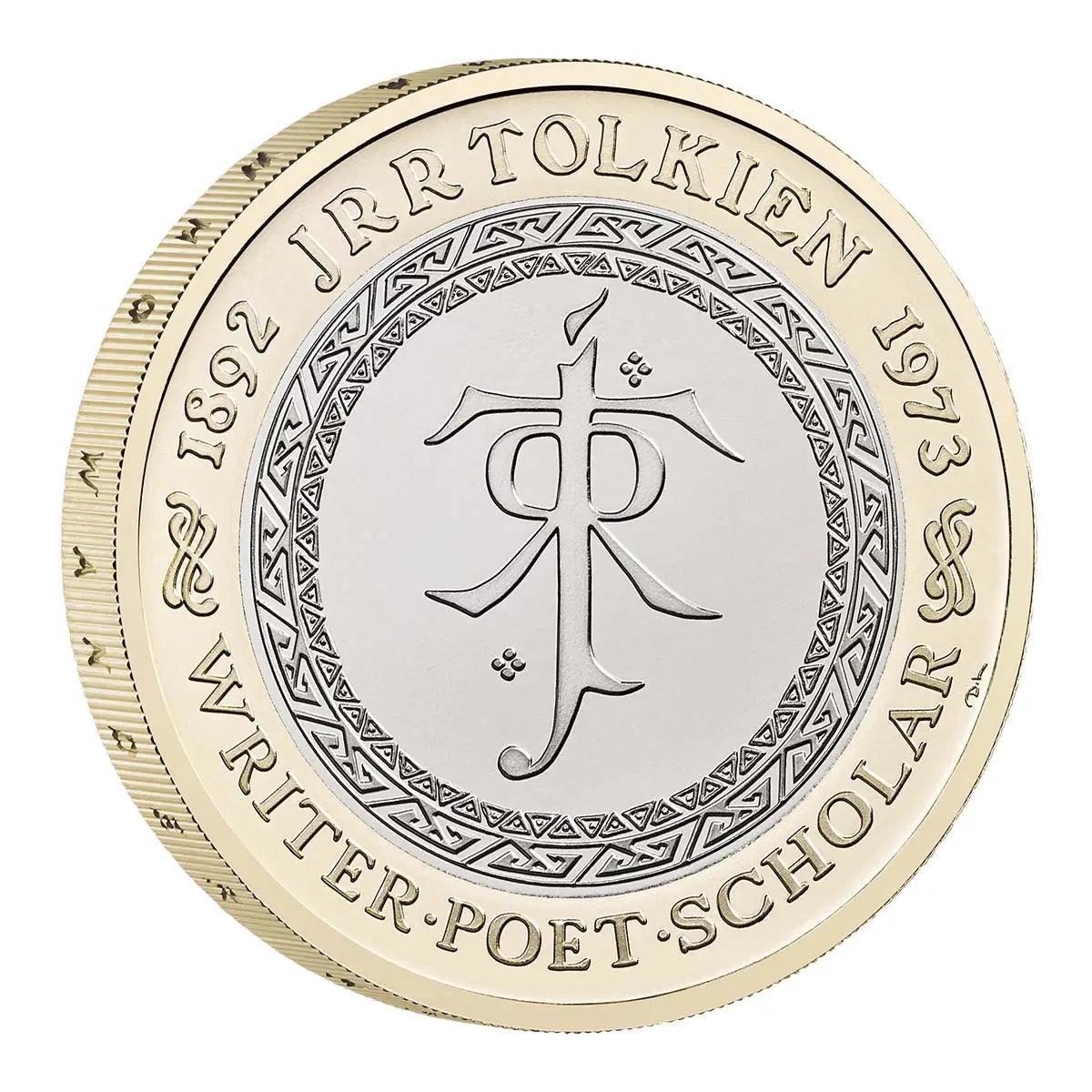 2023 UK £2 Brilliant Uncirculated Coin - Celebrating the Life and Work of JRR Tolkien - Loose Change Coins