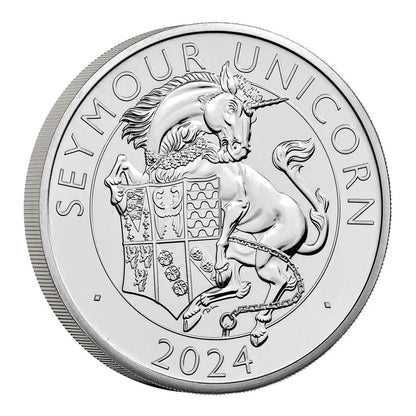 2024 Royal Tudor Beasts The Seymour Unicorn £5 Brilliant Uncirculated Coin - Loose Change Coins