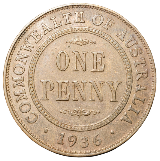 1936 Australian Penny - Extremely Fine