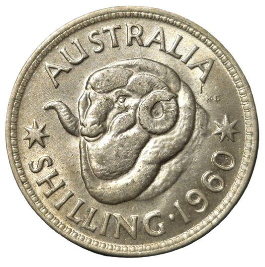 1960 Australian Shilling - Extremely Fine
