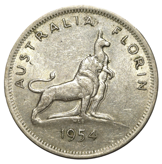 1946-1963 Australian Florin - 50% Silver - Bullion Grade
