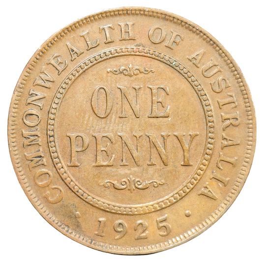 1925 Australian Penny - Fine