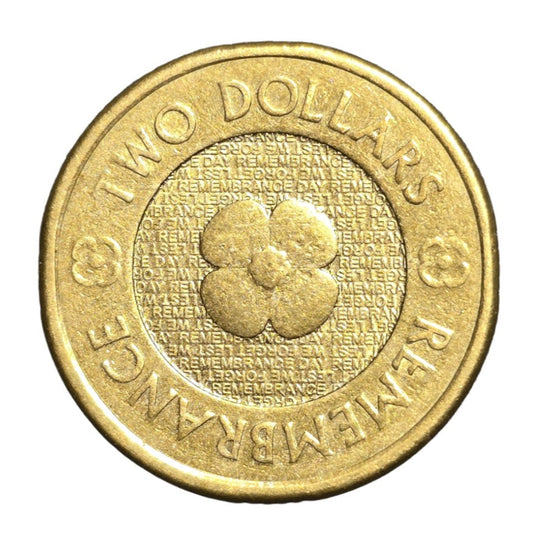 2012 $2 Coin - Gold Poppy - Very Fine