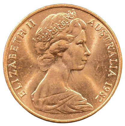 1982 Australian 2 Cent Coin - Uncirculated