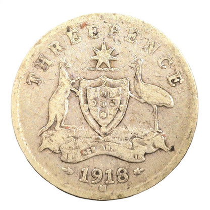 1918 Australian Threepence